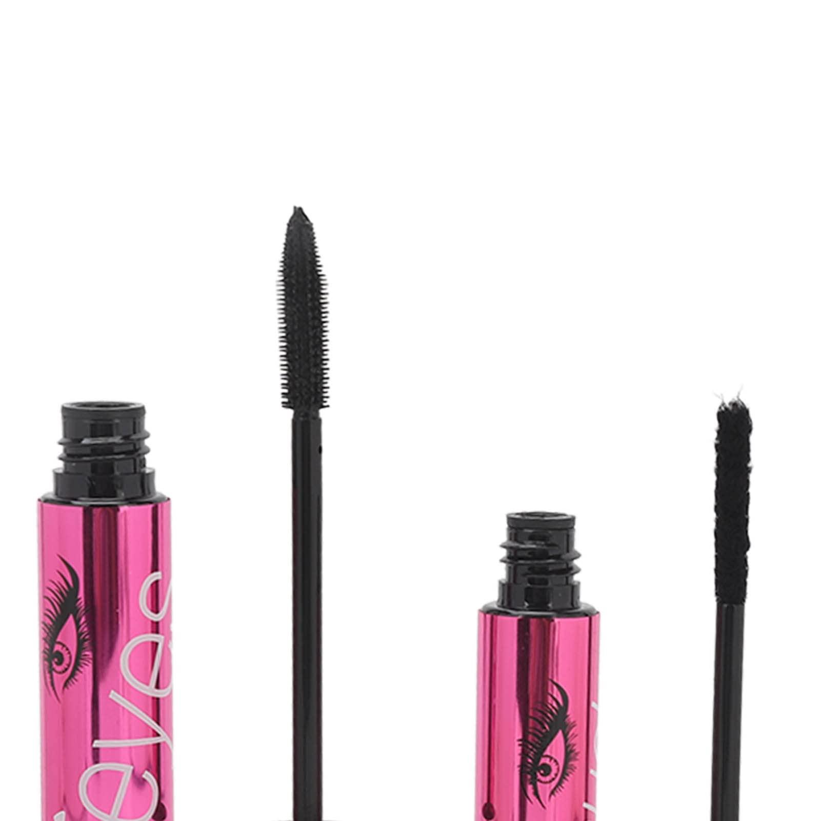 2 Pack Silk Fiber Lash Mascara - Volumizing & Lengthening Waterproof Mascara for Women, Smudge Proof & Long Lasting for Daily Makeup | Perfect for Daytime Wear, Night Out & Special Occasions