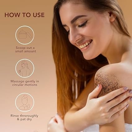 Exfoliating Body Scrub with Himalayan Salt & Lychee Oil - Natural Skin Renewal for Dry & Sensitive Skin - Perfect for Spa Day & At-Home Self Care Routine