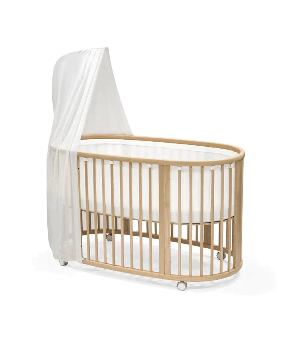 Stokke Sleepi Canopy - White Baby Crib Canopy for Nursery, Bedroom & Travel - Breathable Mesh Sunshade for Infant Safety & Comfort