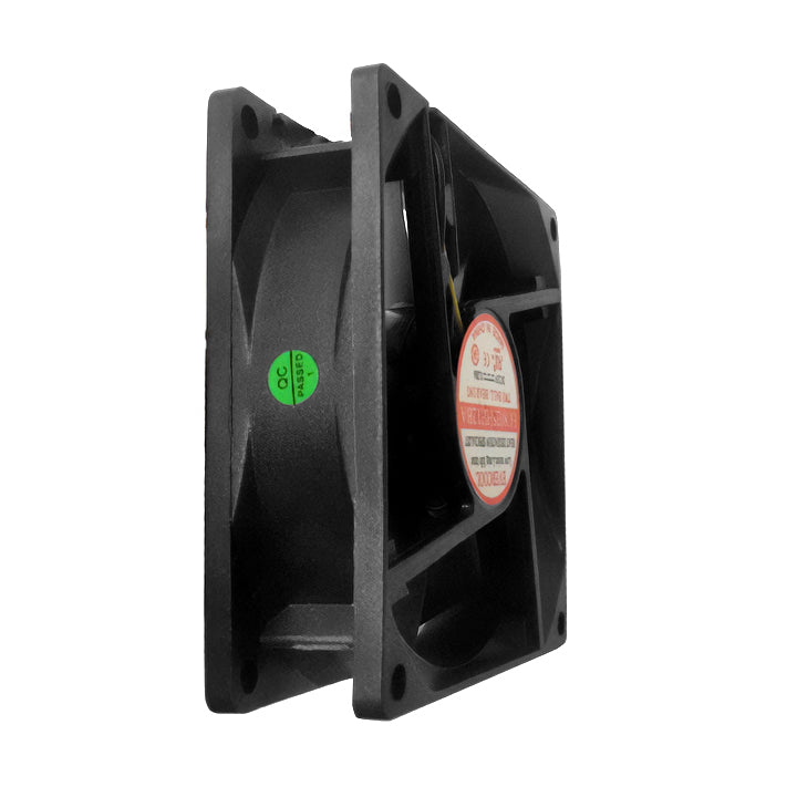 Evercool 80x80x25mm 12V 3-Pin Ultra High Speed Cooling Fan with 4-Pin Adapter - Perfect for PC, Gaming Rig, and Server Cooling Systems