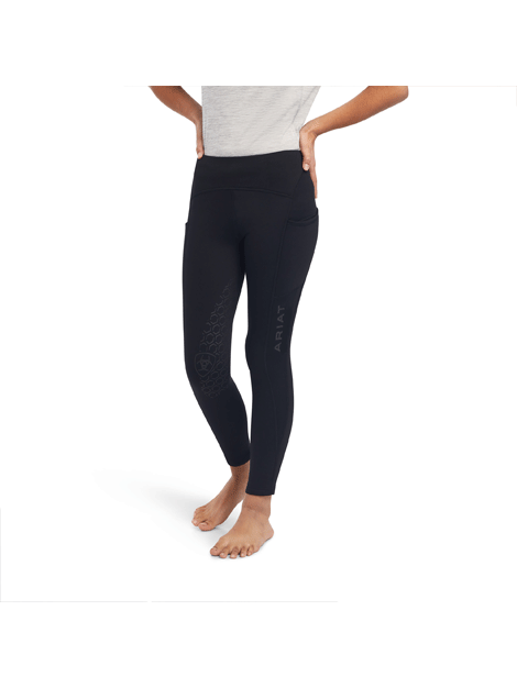 Ariat Youth Venture Thermal Riding Tights for Girls & Boys - Winter Equestrian Horse Riding Pants with Insulation - Perfect for Cold Weather Riding Lessons & Competitions