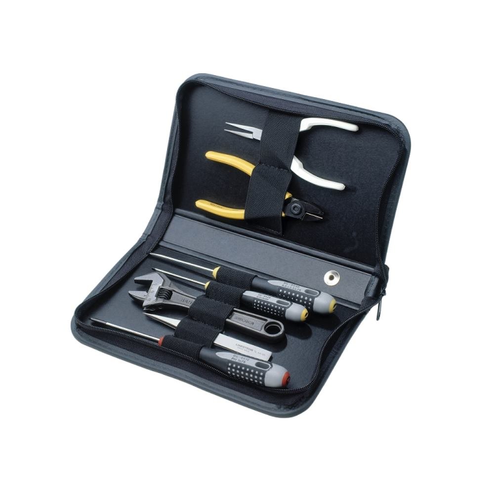 Bahco 9848 Professional 8-Piece Tool Bag Set - Durable Construction Tool Kit for Electricians, Plumbers & DIY Home Repairs