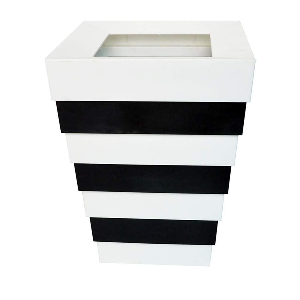 Foldable Trash Can for Kitchen, Bathroom & Office - Press Ring Design Countertop Storage Bin, No Cover, Space Saving Household Waste Basket - Perfect for Small Spaces, RVs, Dorms & Apartments