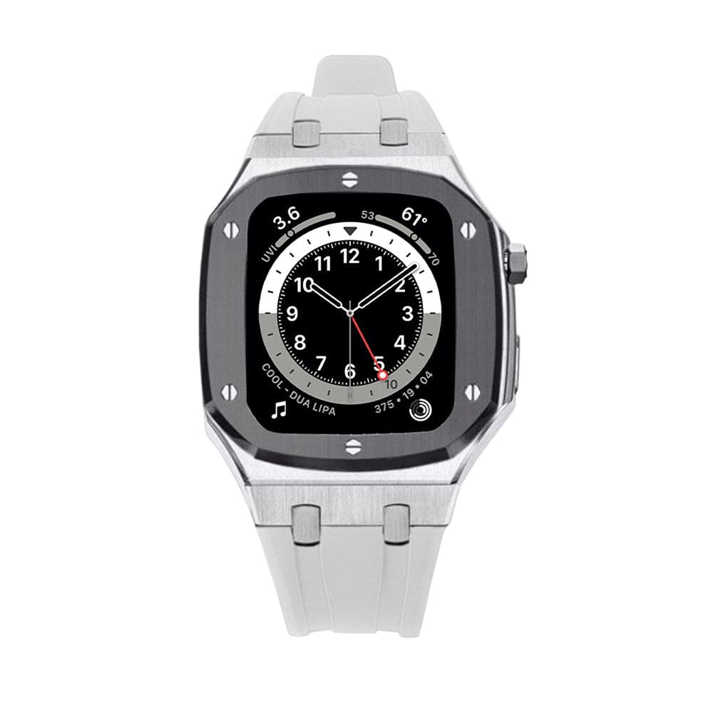 Apple Watch Rugged Rubber Case for iWatch Series 6/7 - Shockproof Protective Cover for Outdoor Sports & Fitness Activities
