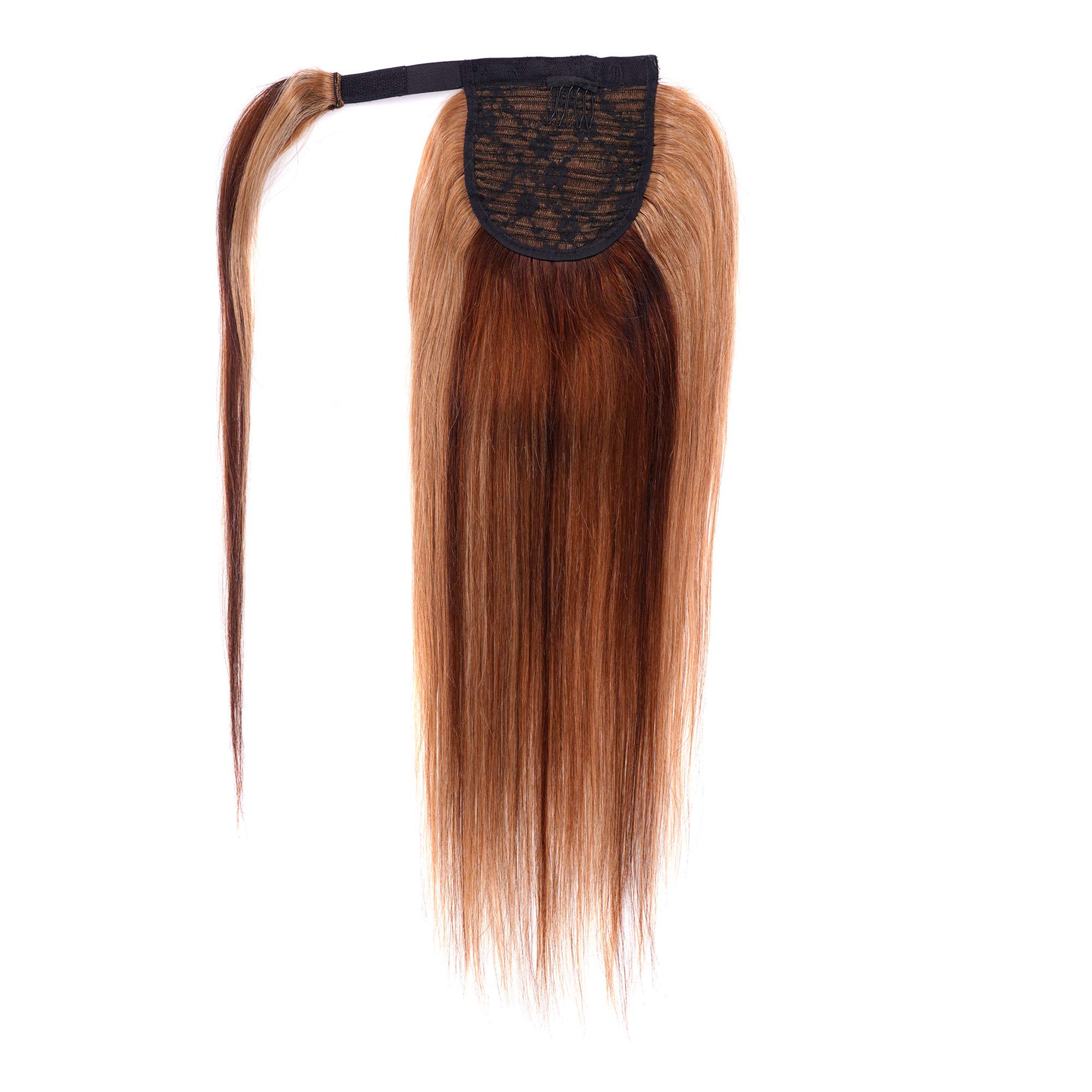Natural Human Hair Ponytail Extensions for Black Women - Straight & Curly Afro Puffs with Drawstring Wrap | Perfect for Protective Styles, Everyday Wear & Special Occasions