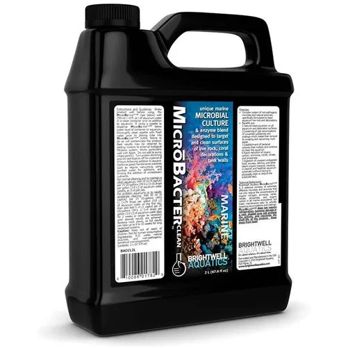 Brightwell MicroBacter Clean - Premium Aquarium Water Clarifier & Detoxifier for Saltwater & Freshwater Tanks | Removes Organic Waste & Improves Water Clarity | Ideal for Reef Tanks, Fish Tanks & Aquatic Habitats