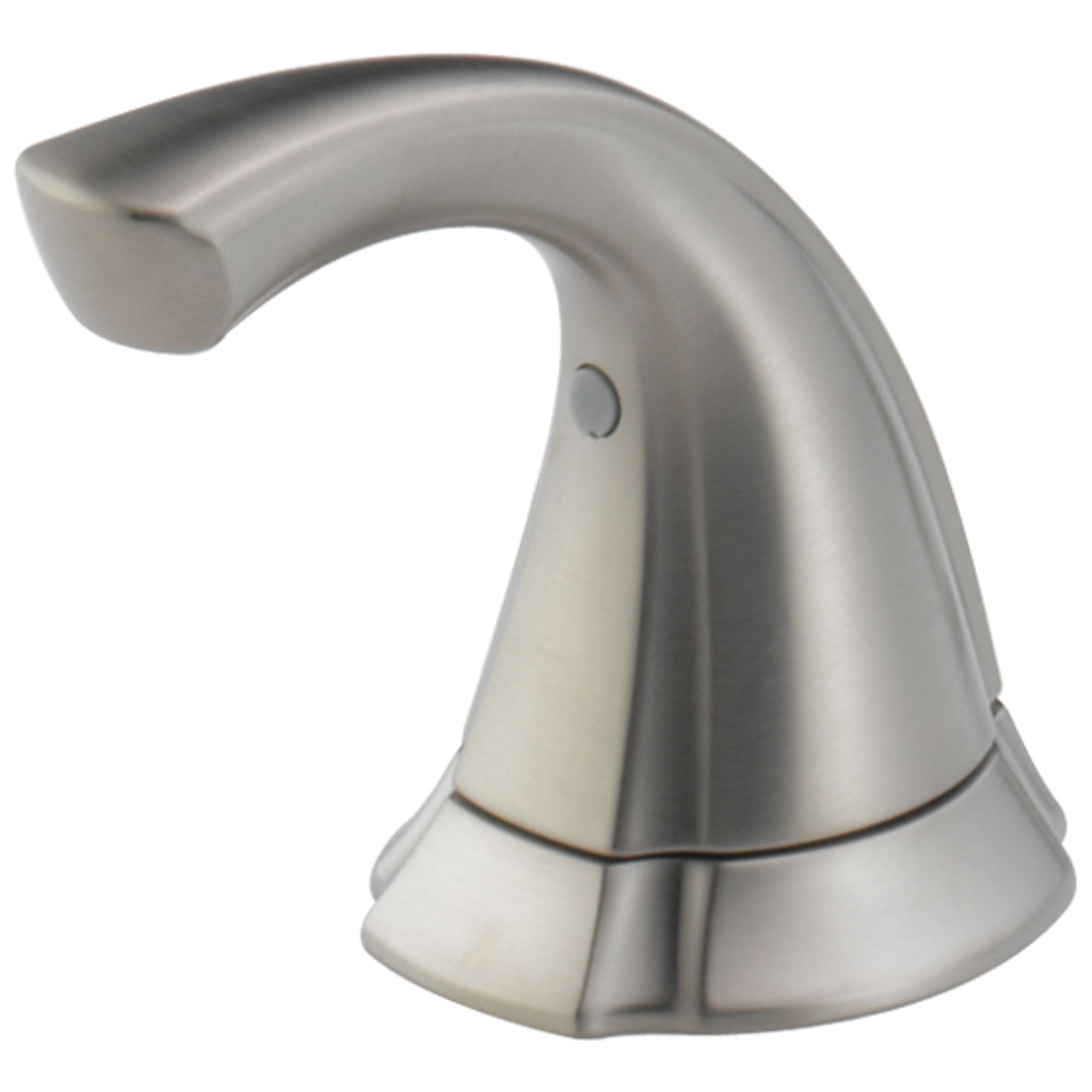 Delta Addison Collection Stainless Steel Lavatory Faucet Handles - Set of 2 (DH292SS) - Durable Metal Lever Handles for Bathroom Sink, Vanity, and Powder Room Upgrades
