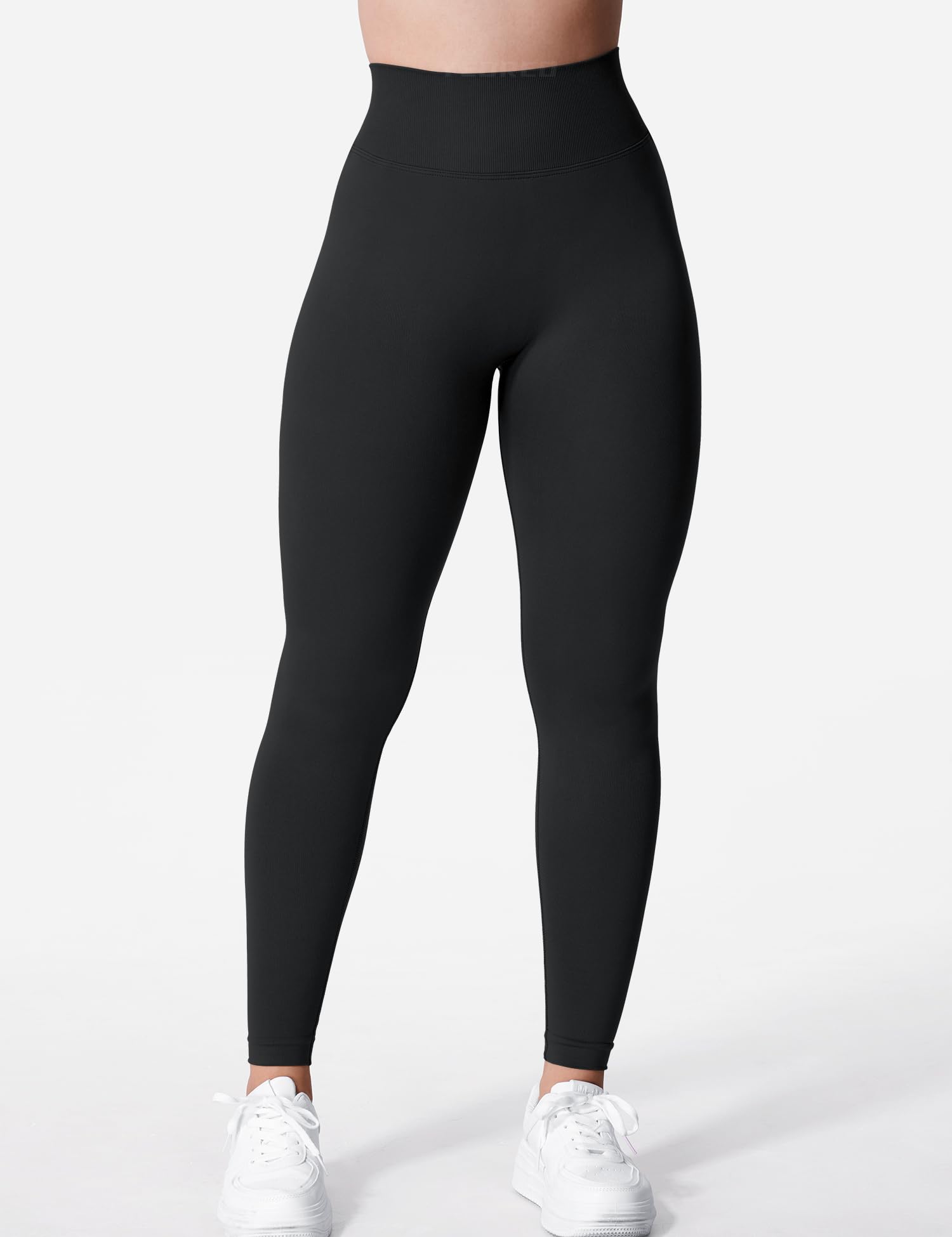 YEOREO Liz Scrunch Workout Leggings for Women - High Waisted Tummy Control Butt Lifting Yoga Pants with V Back Waist & Seamless Design - Perfect for Gym, Running, Yoga & Everyday Wear