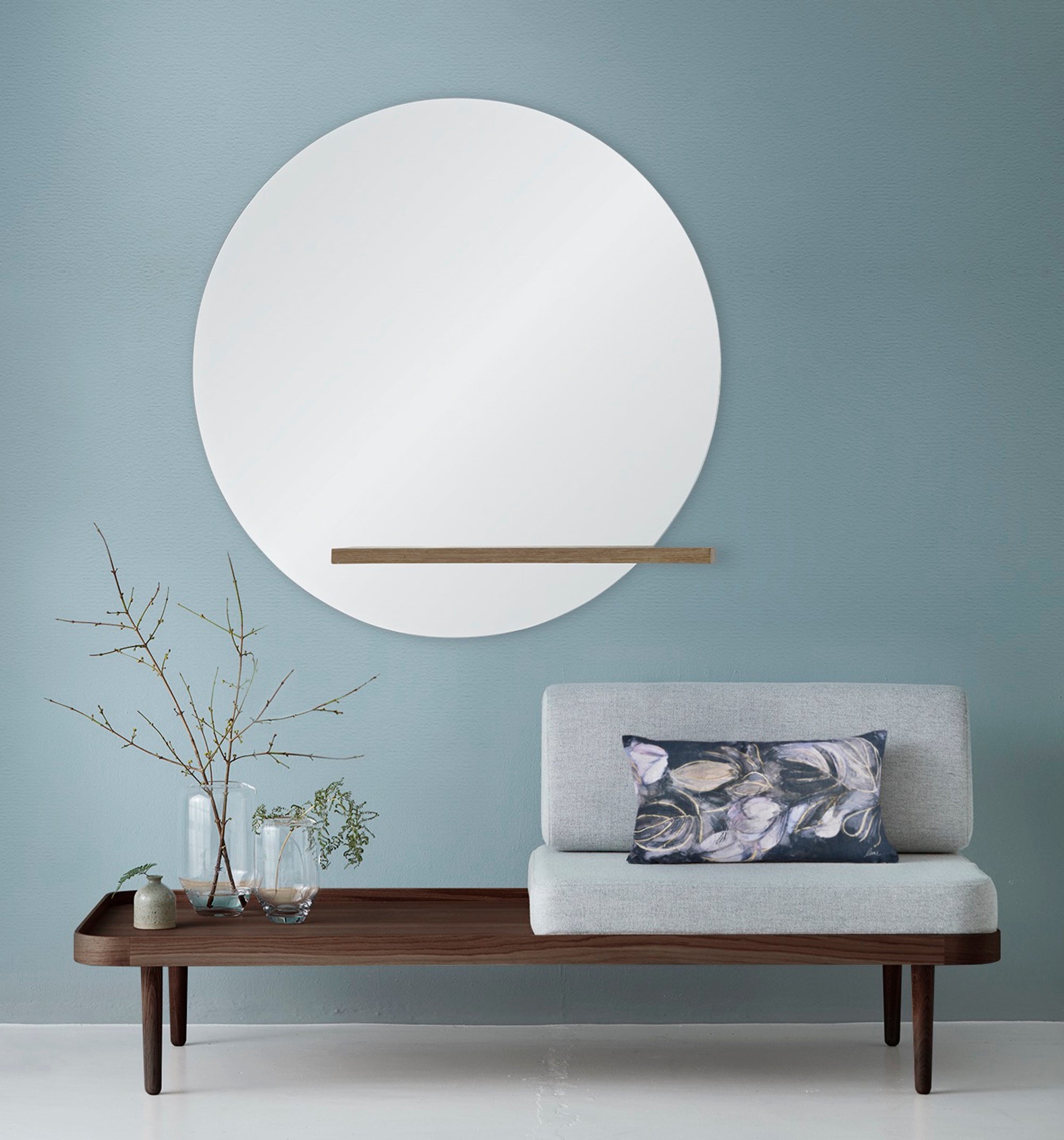 Stylish Bassett Mirror - Elegant Wall & Dresser Mirror for Home Decor - Perfect for Bedroom, Living Room, and Entryway