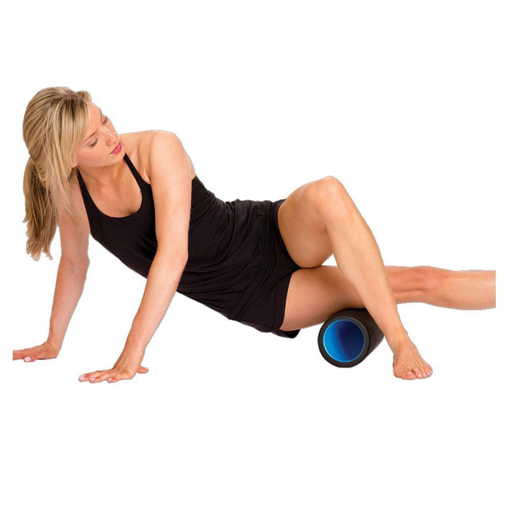 Blue Hollow Core Smooth Roller with Black Out - Perfect for Hair Styling, Salon Use & DIY Home Hair Care