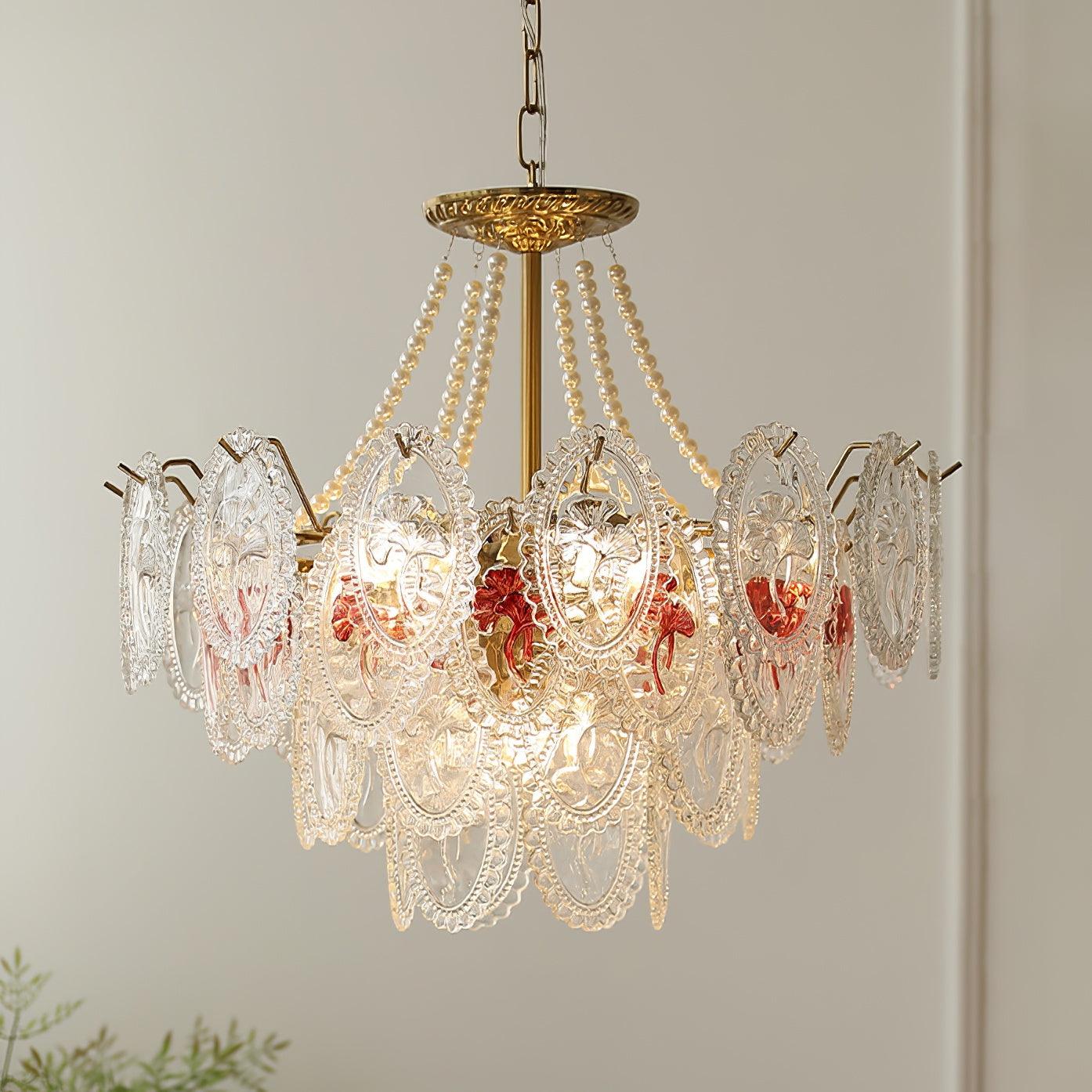 Varvara Chandelier - Modern Crystal Ceiling Light Fixture for Dining Room, Living Room & Bedroom | Elegant Lighting Decor for Home & Office