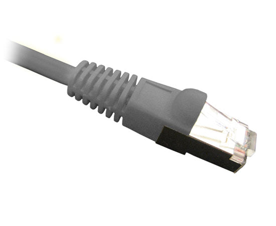 Shielded CAT5E Ethernet Patch Cable - Snagless Molded Boot, RJ45 to RJ45, 7ft - High-Speed Internet & Gaming, Home Office & Network Setup