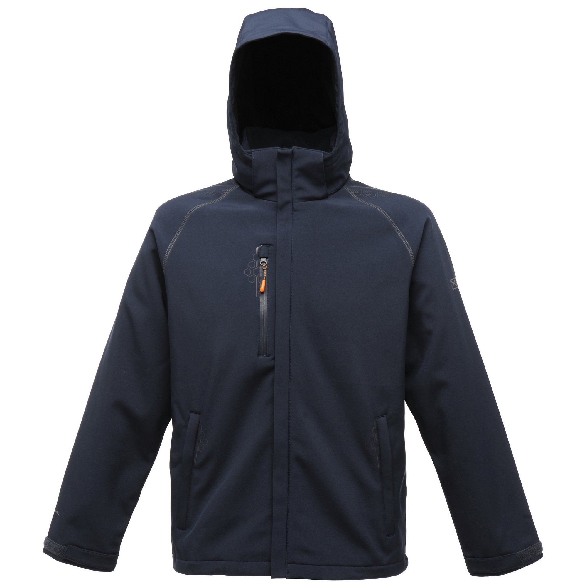 Regatta Men's X-Pro Repeller Softshell Jacket - Water Repellent, Windproof & Breathable Outdoor Jacket (XL, Navy Blue) - Perfect for Hiking, Camping & Winter Sports