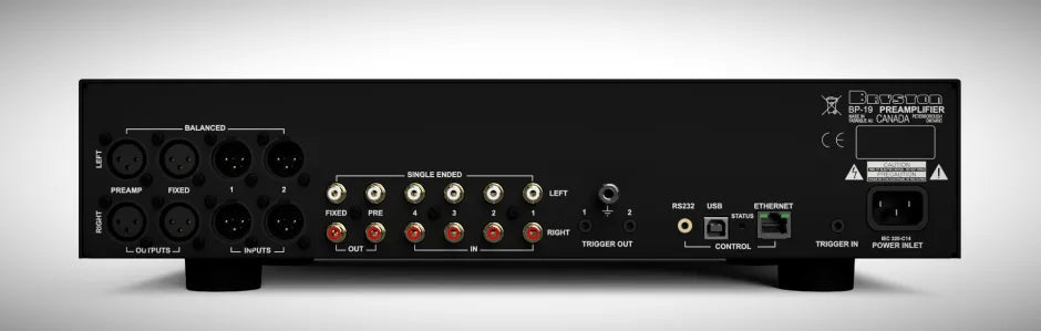 Bryston BP 19 Analog Preamplifier - High-End Audio Preamp for Home Theater & Music Systems - Perfect for Audiophiles & Studio Recording