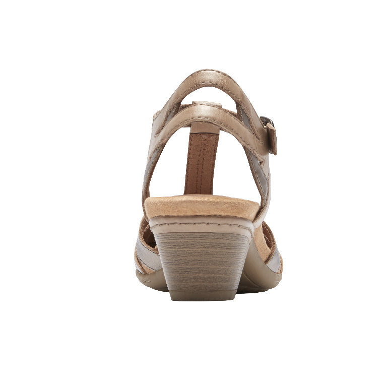 Women's Aubrey T-Strap High Heel Sandals - Elegant Dress Shoes for Parties, Weddings & Evening Events