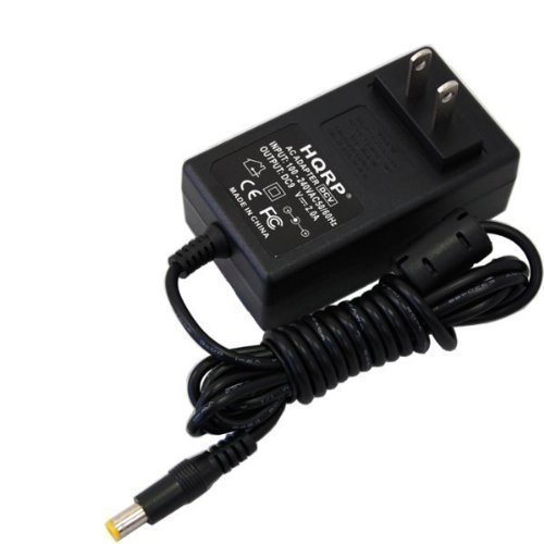 HQRP 9V AC Power Adapter for DigiTech iStomp, JamMan Solo XT, RP360, RP360XP, Whammy 5, Freqout - UL Listed Power Supply with Euro Plug - Perfect for Guitar Effects Pedals & Music Equipment Power Needs