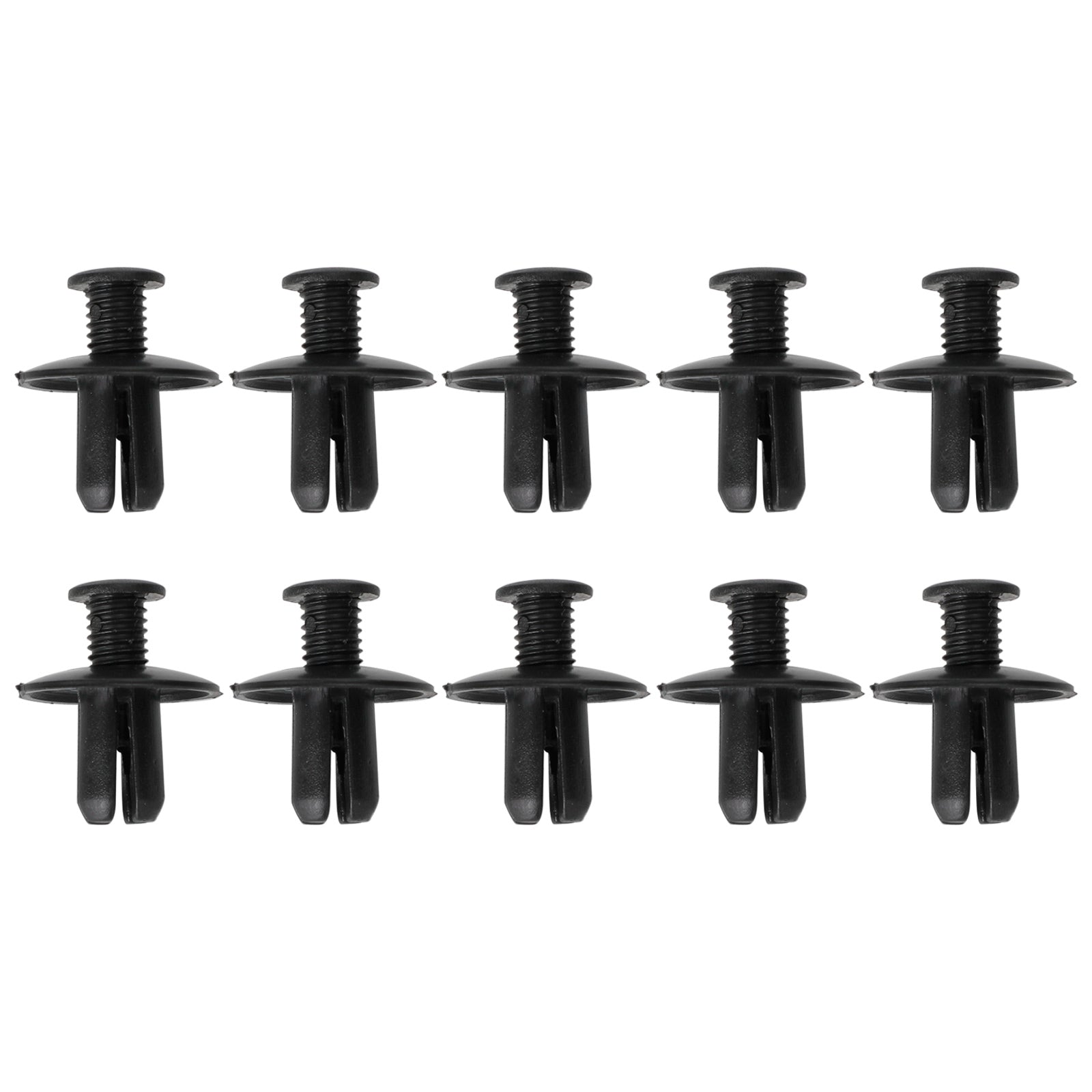 10x 8mm Fairing Clip Screw Rivets - Motorcycle Panel Trim Fasteners for Suzuki GSX, Burgman, V-Strom - Perfect for Bodywork Repair & Plastic Trim Installation