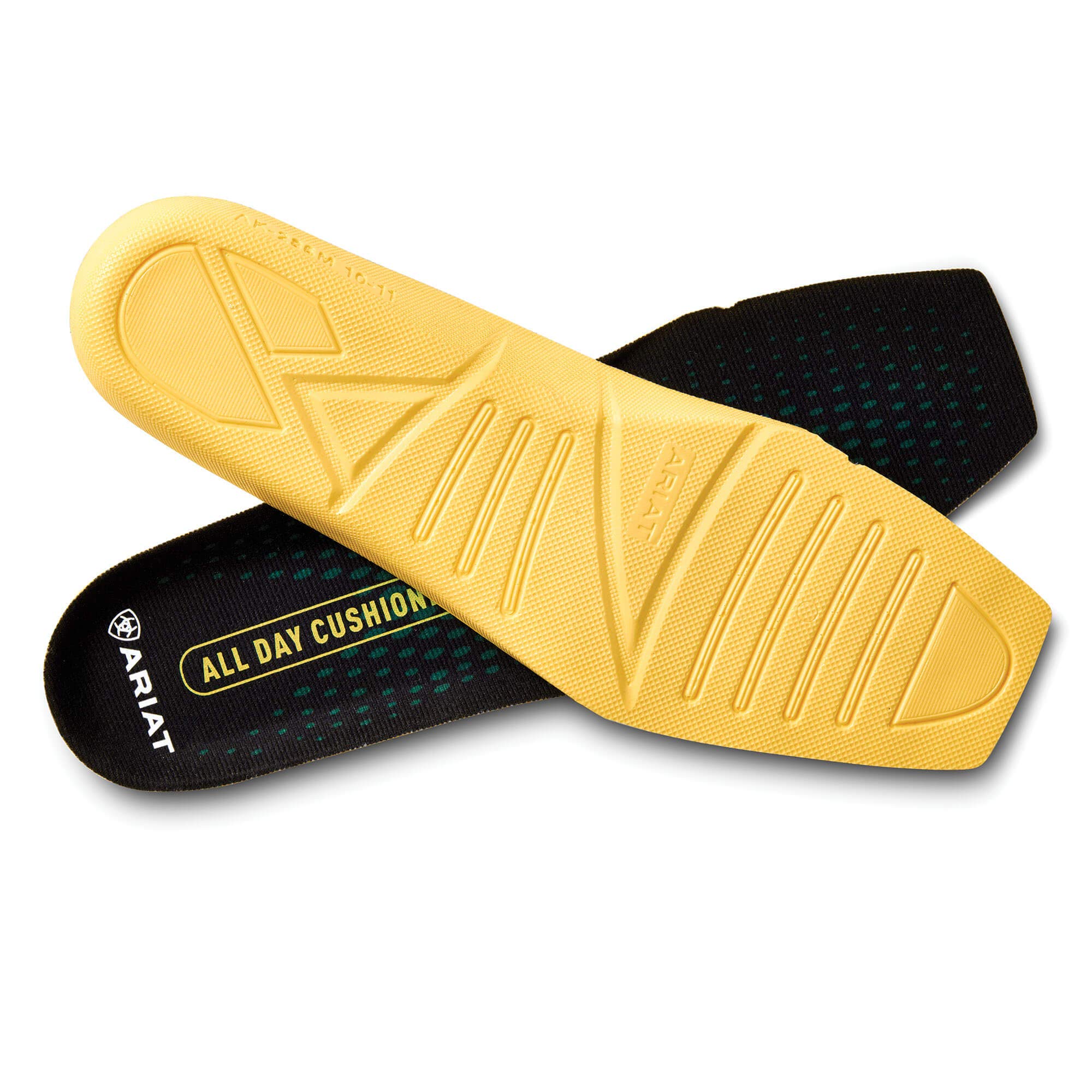 Ariat Men's All-Day Cushioning Wide Square Toe Work Boot Insoles - Comfort Support for Long Hours Standing & Walking - Perfect for Construction, Hiking & Outdoor Activities