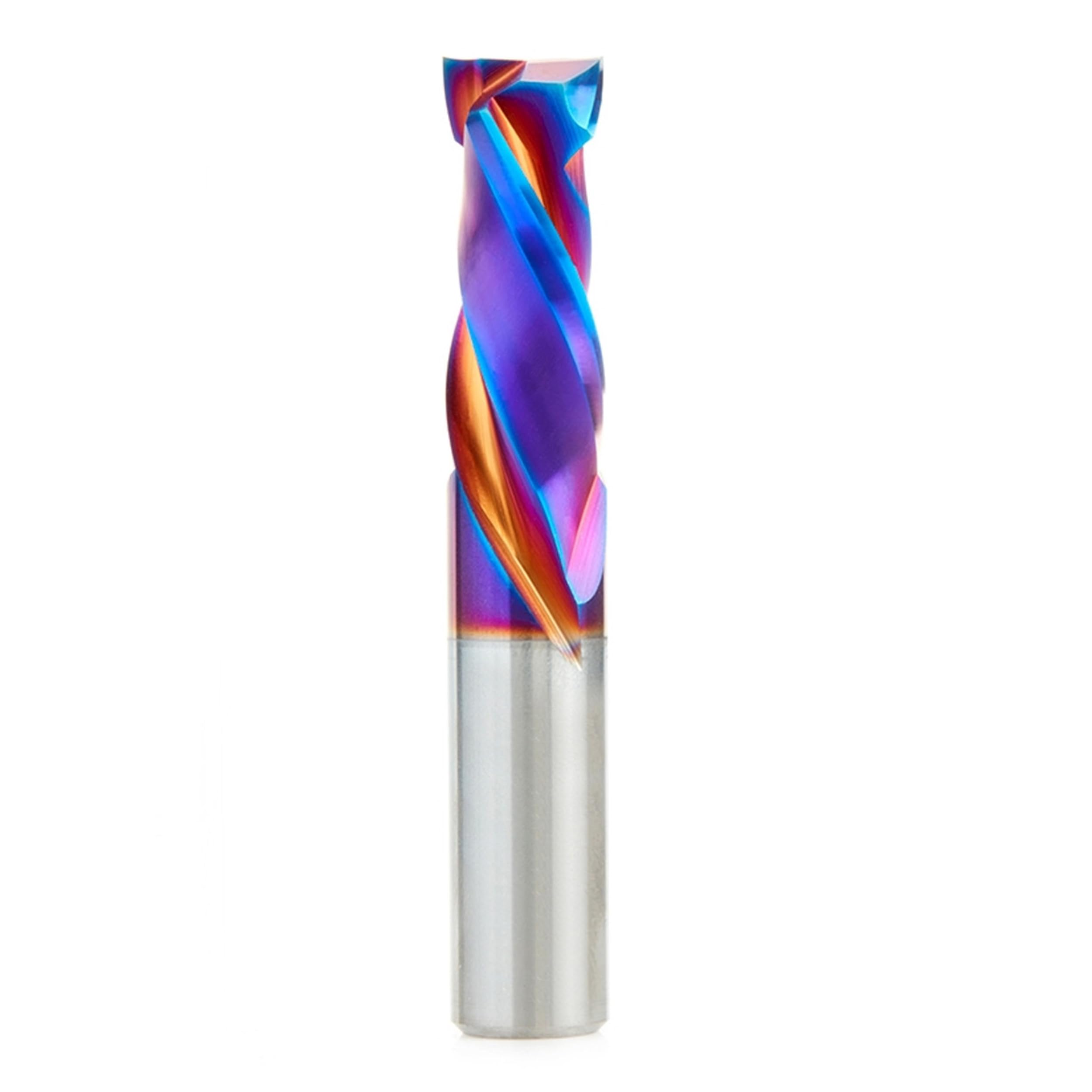 Amana Tool 46354-K CNC Solid Carbide Spektra Extreme Tool Life Coated Mortise Compression Router Bit - Perfect for Woodworking, Cabinetry, and Precision CNC Cutting