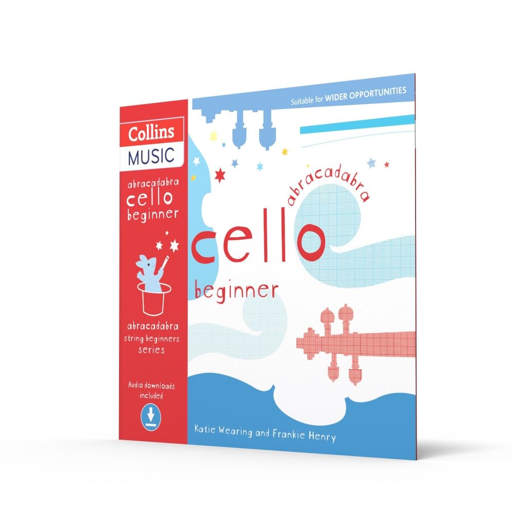 Abracadabra Cello Beginner Book with Free Download - Essential Guide for Cello Students & Teachers | Perfect for Music Lessons & Home Practice