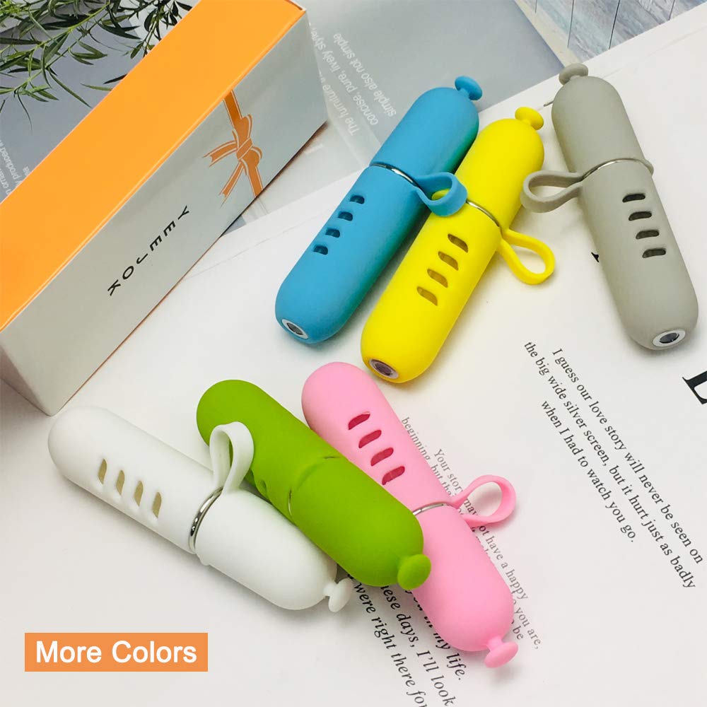 Yeejok 5ml Refillable Travel Perfume Atomizer - TSA Approved Mini Cologne Spray Bottle for Men & Women | Portable Pocket-Size Perfume Container (Yellow) | Perfect for Air Travel, Gym, Office & On-The-Go Use