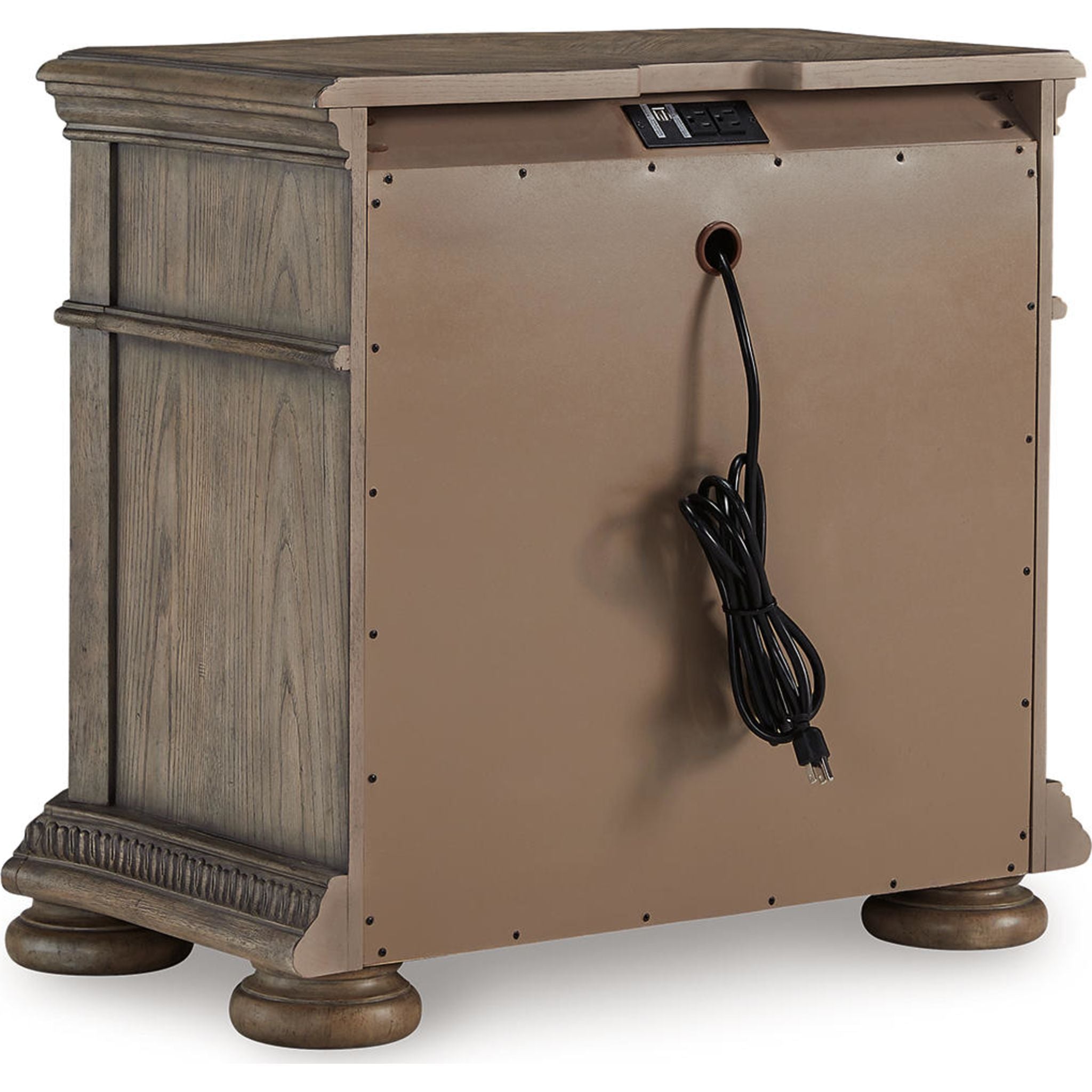 Ardenfield Nightstand - Light Brown Wood Bedside Table with Drawer for Bedroom, Living Room & Guest Room