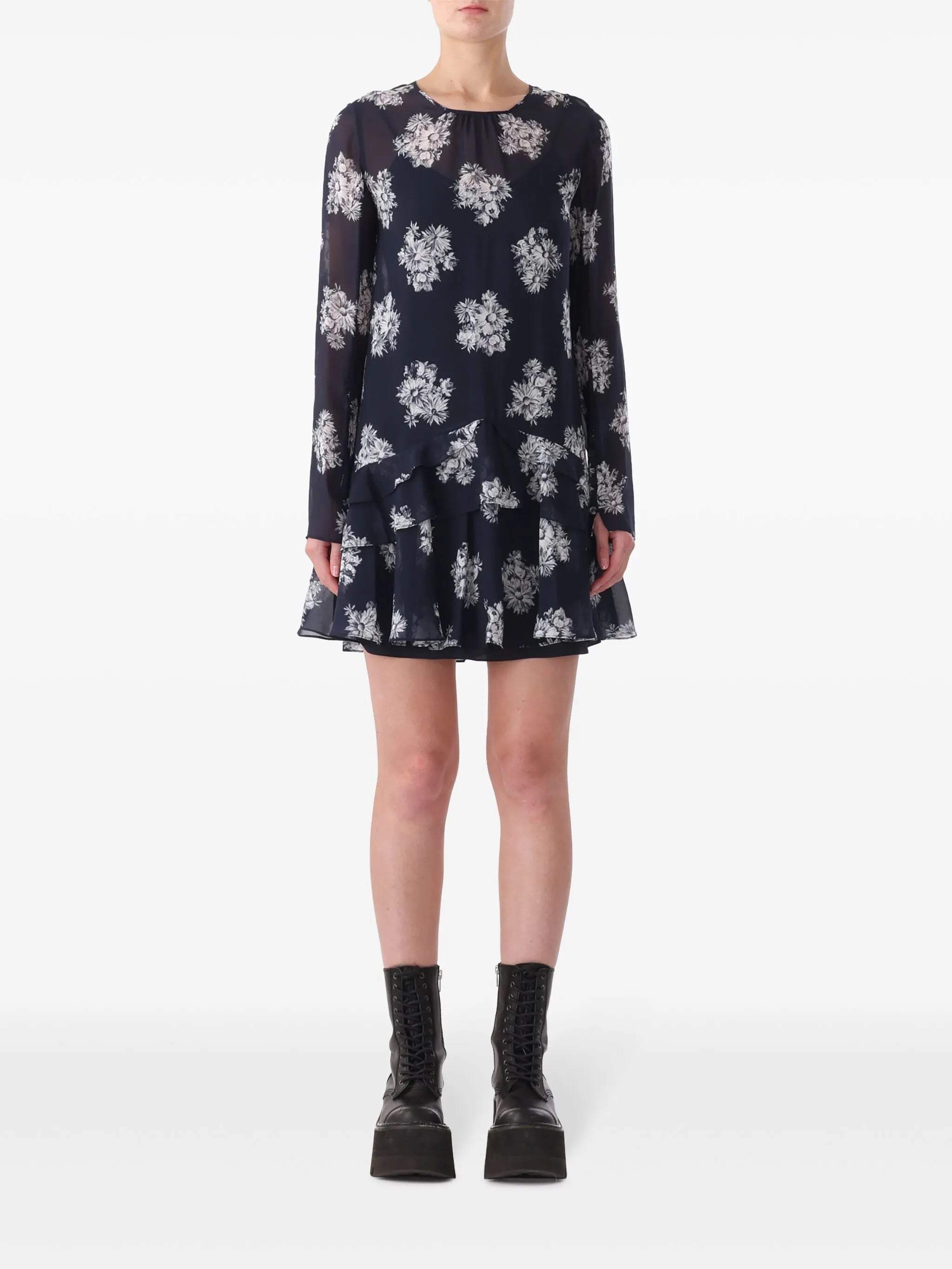 Jason Wu Ruffle Detail Mini Dress Size 12 NWT - Elegant Cocktail Party & Wedding Guest Outfit