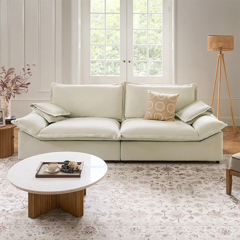 Fabiola Mini Sofa with Storage & Seamless Design - Compact Modern Loveseat for Small Spaces, Living Room, Bedroom or Dorm