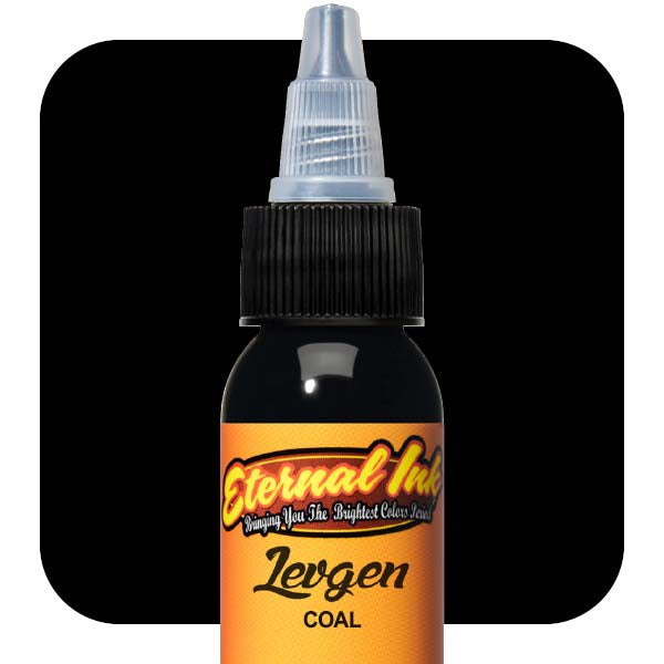 Eternal Levgen Coal Ink - Premium Quality for Artists & Calligraphy - Perfect for Drawing, Tattoo Design & Art Projects
