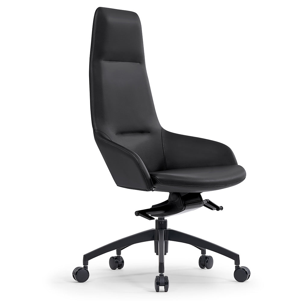 Premium OSCAR High Back Ergonomic Office Chair - Black, Adjustable Lumbar Support & Tilt Function for Ultimate Comfort - Perfect for Home Office, Gaming & Workspace