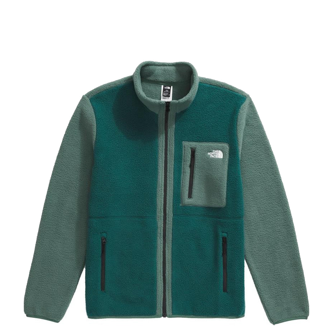 YUMIORI Full Zip Jacket for Men & Women - Waterproof Windbreaker Outdoor Hoodie in Deep Nori Duck Green - Perfect for Hiking, Camping & Daily Wear
