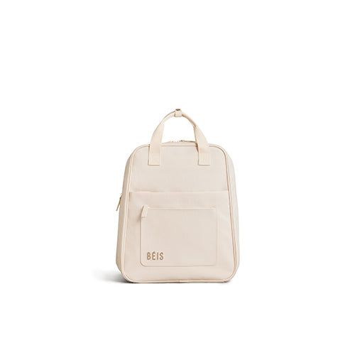 Expandable Beige Backpack for Travel, Hiking & Daily Use - Lightweight & Durable with Extra Storage Space