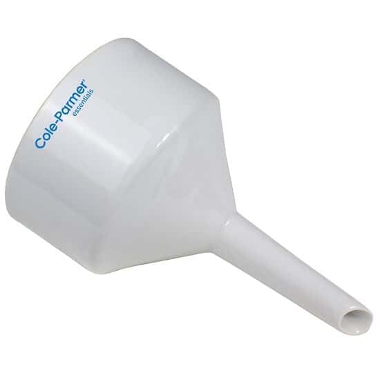 Cole-Parmer Porcelain Buchner Funnel 200 mL - Laboratory Vacuum Filtration for Chemistry Experiments & Scientific Research