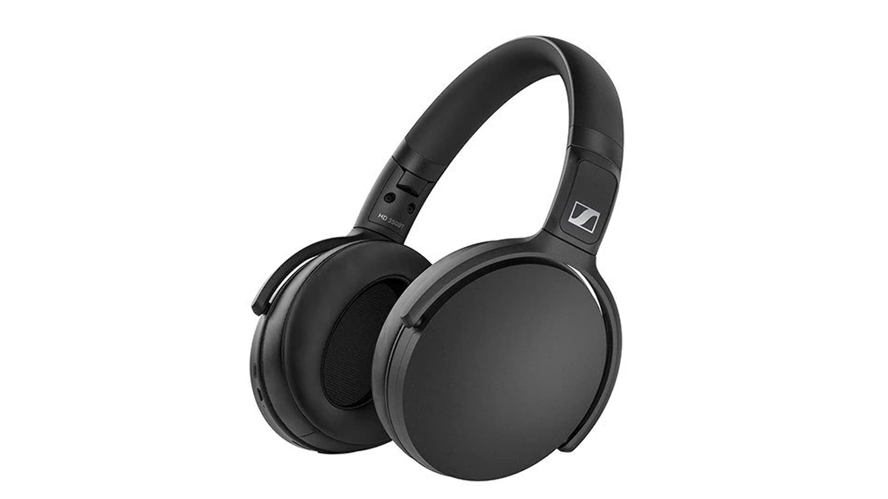 Sennheiser HD 350BT Wireless Bluetooth 5.0 Headphones - 30H Battery Life, Fast USB-C Charging, Built-in Mic & Assistant, Foldable Design - Black - Perfect for Travel, Workouts & Home Entertainment