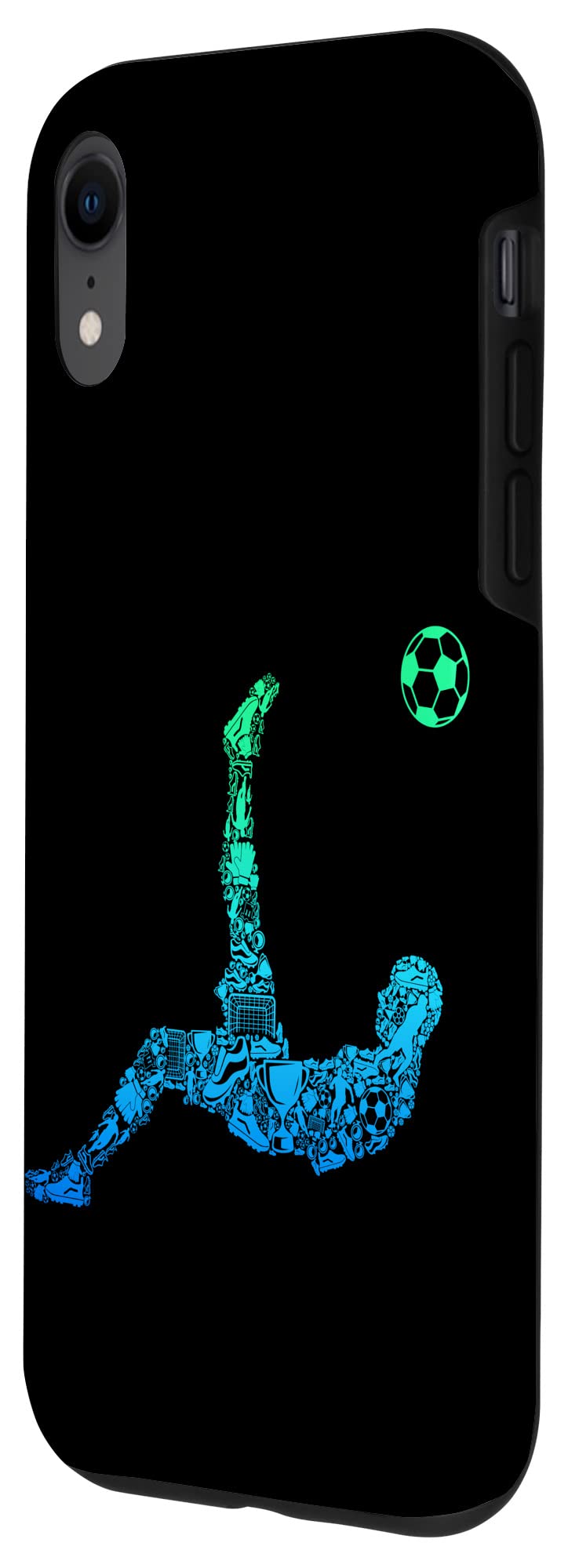 iPhone XR Soccer Players Men Case - Durable Protective Phone Cover for Soccer Fans - Perfect for Games, Training & Everyday Use