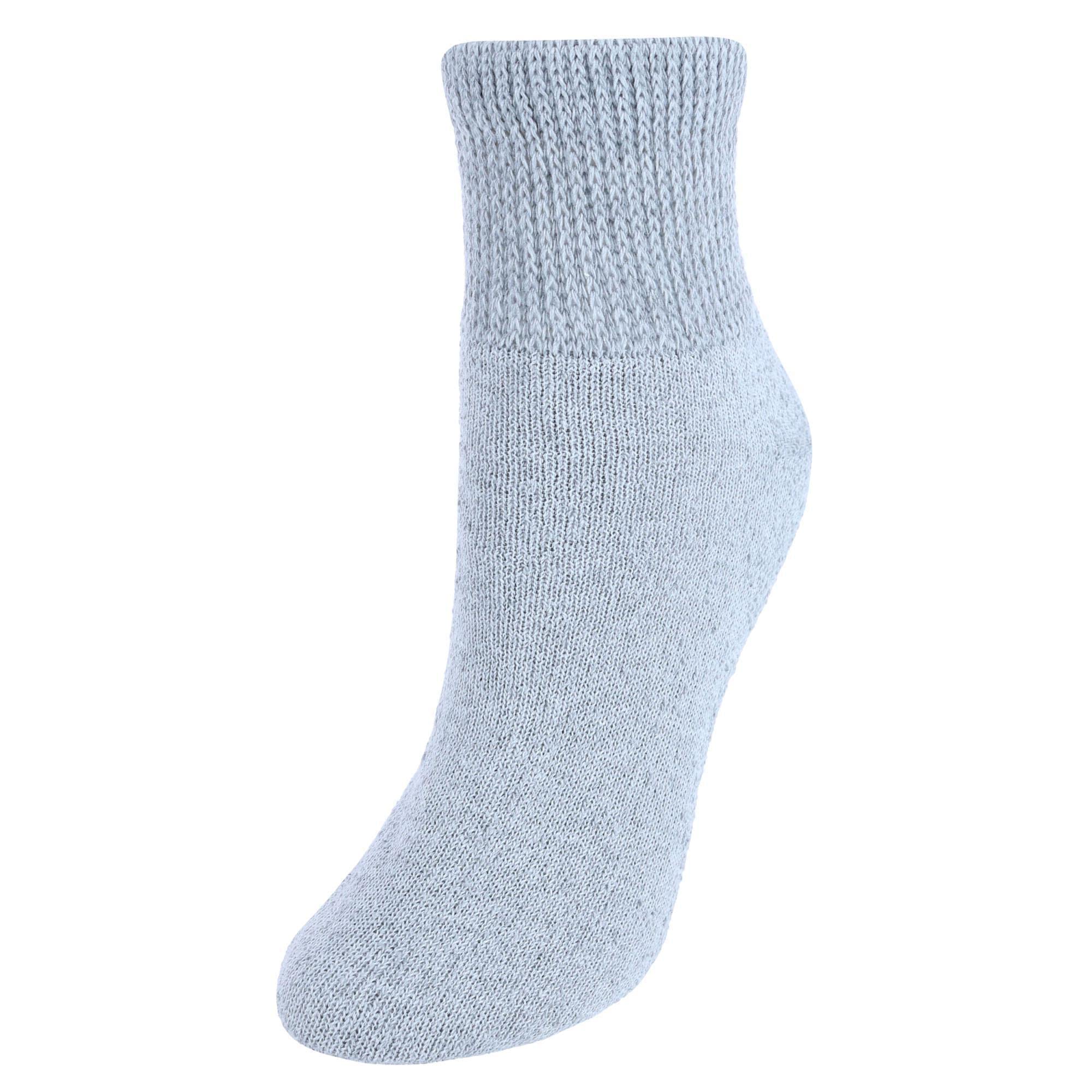 CTM® Women's Diabetic Ankle Socks - 3 Pairs Pack for Circulation & Comfort - Perfect for Diabetes, Swelling Relief & Everyday Wear