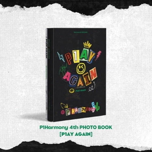 P1HARMONY 4th Photobook [P1AY AGAIN] - Kpop Album, Official Merchandise for Fans, Collectible Photocard Set - Perfect for Kpop Collections, Birthday Gifts, and Fan Meetings