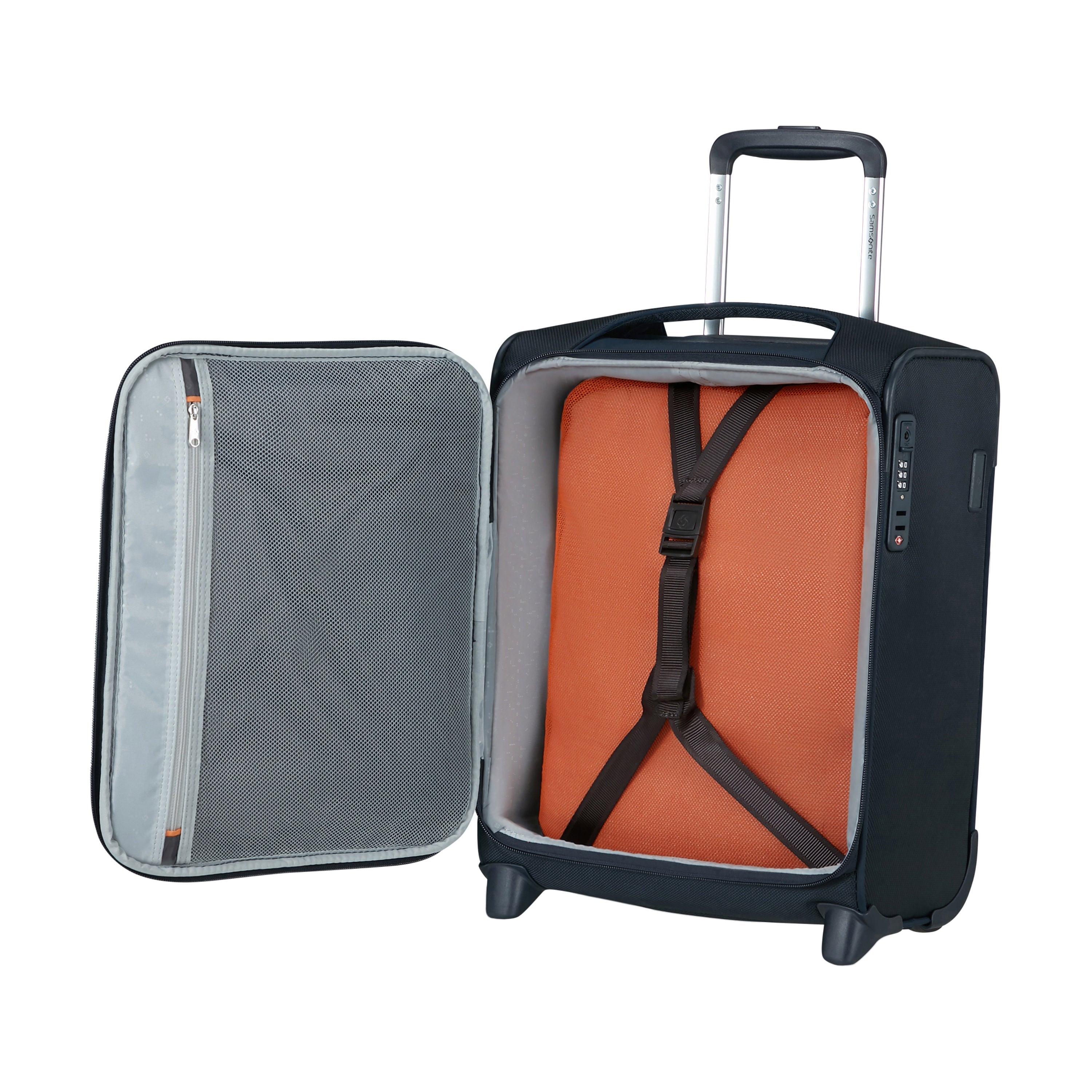 Samsonite Re Lite Upright Underseater Carry-On Luggage - Lightweight Compact Travel Suitcase for Airplane Cabin Storage | Perfect for Business Trips & Weekend Getaways