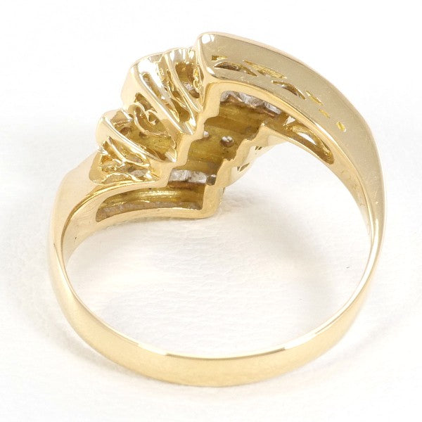18K Yellow Gold Diamond Ring for Women - Elegant Solitaire Engagement & Wedding Band - Perfect for Proposals, Anniversaries, and Special Occasions