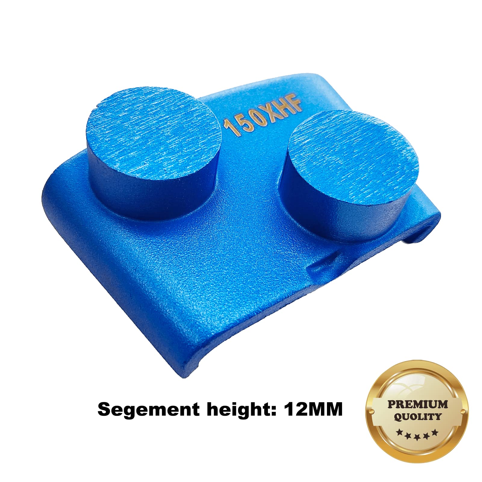 9 Pcs HTC Diamond Grinding Shoes - Extra Soft Bond for Concrete & Hard Floors (150 Grit, 2 Round Button Segments) - Compatible with HTC Floor Grinding Machines - Ideal for Polishing, Grinding & Surface Preparation on Marble, Granite & Concrete Floors