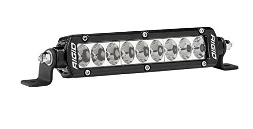RIGID SR-Series Pro 6 Inch Black LED Light Bar for Off-Road Trucks & SUVs - Model 906613 - Perfect for Night Driving, Camping & Emergency Vehicles