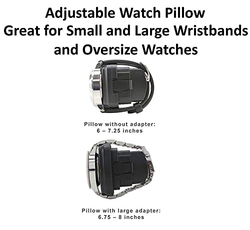 Versa Quad Watch Winder with LED Light - Black | 12 Independent Rotation Modes & Timer Settings | Adjustable Watch Pillows for Large Watches | Anti-Magnetic Design | Perfect for Watch Collectors & Luxury Timepiece Storage