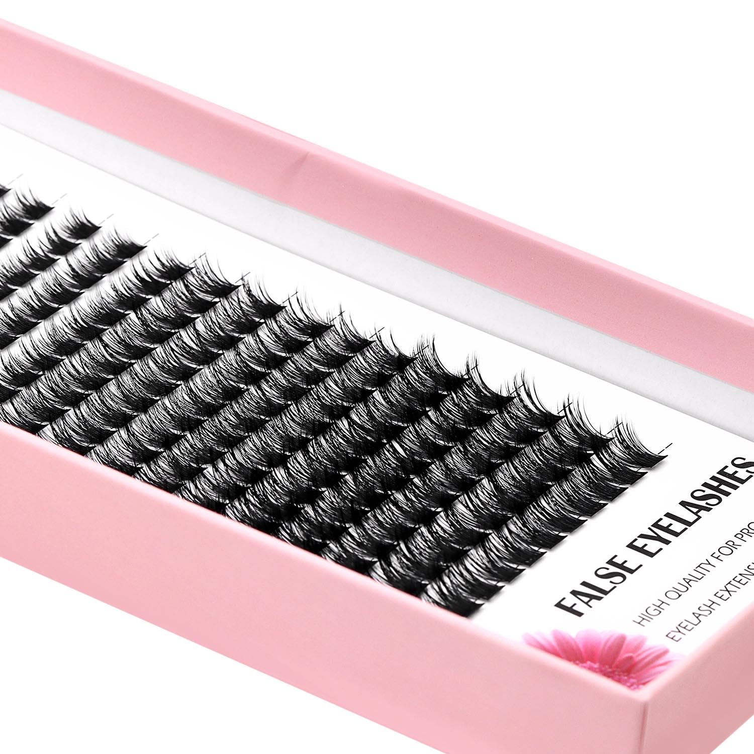 Premium 180pcs D Curl Lash Clusters - Black/Brown Mixed 10-12-14mm Individual Eyelash Extensions for Natural Volume | Professional Salon Quality | Perfect for Weddings, Parties & Daily Wear
