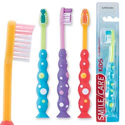 SmileMakers Toddler Toothbrushes with Bubble Grip - Pack of 48 Soft Bristle Kids Toothbrushes for Gentle Dental Care | Perfect for Daycare, Preschool & Travel