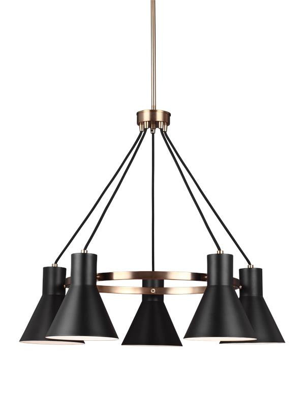 Elegant Towner Crystal Chandelier - Modern Ceiling Light Fixture for Dining Room, Living Room & Bedroom | Perfect for Home Decor & Wedding Venues
