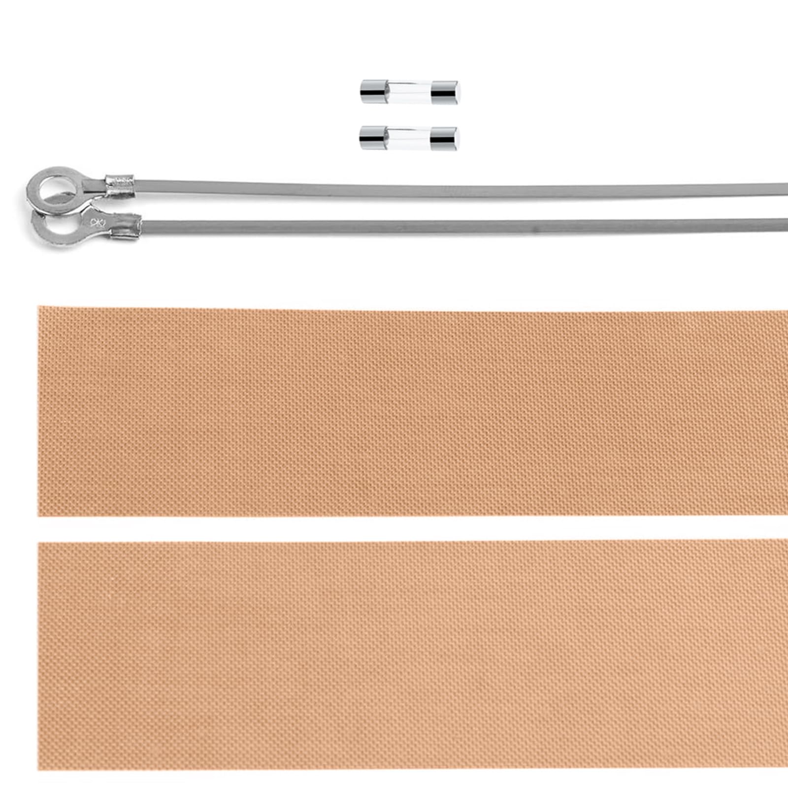 Metronic 8 Inch Heat Seal Closer Impulse Sealer with 2PC Thermal Fuse & 2PC Teflon Cloth - Perfect for Packaging Food, Plastic Bags & DIY Projects