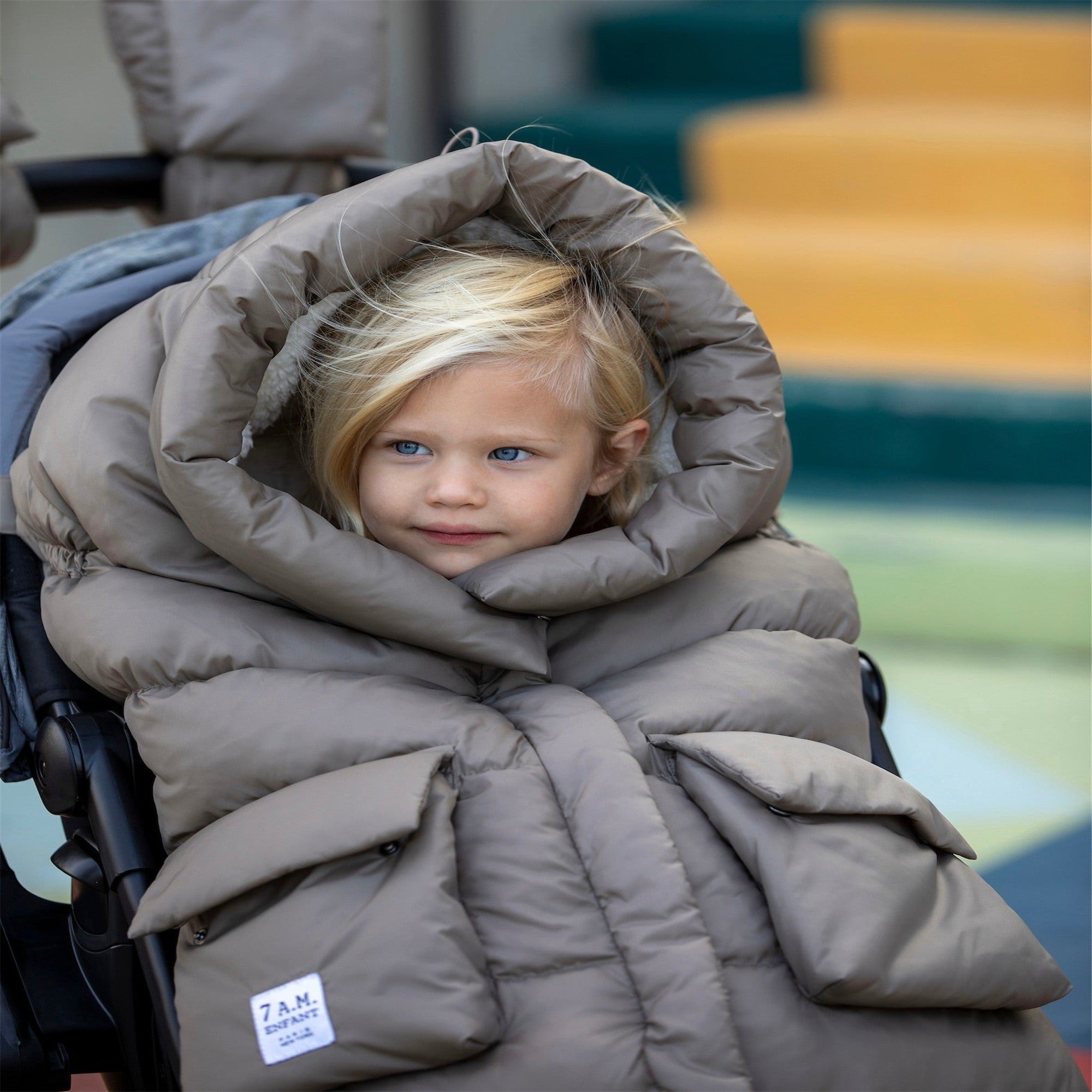 7AM Enfant Evolution 212 Baby Blanket - Soft & Warm Oslo Cloud Design for Strollers, Car Seats & Nursery - Perfect for Newborns & Toddlers