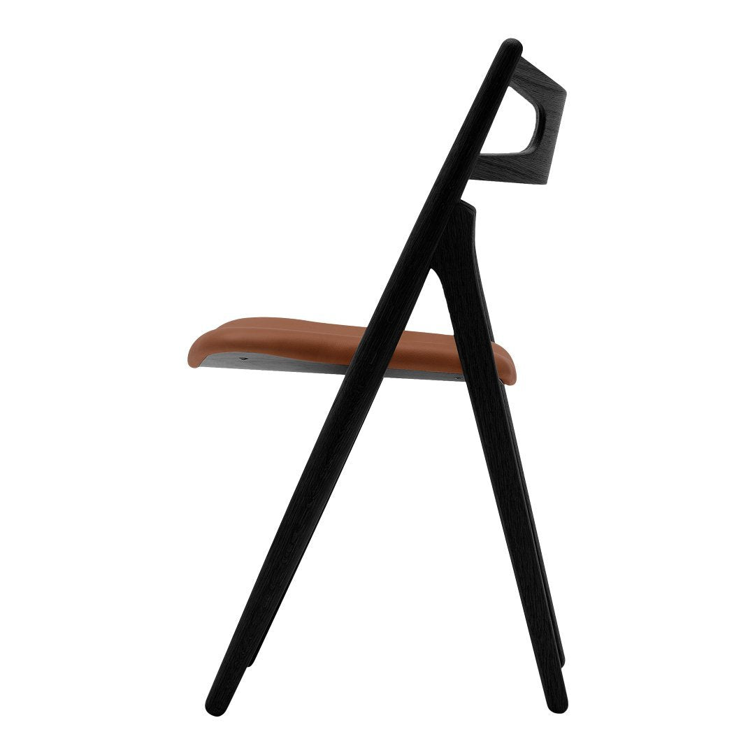 CH29P Sawbuck Chair - Solid Wood Dining Chair for Kitchen & Dining Room - Modern Scandinavian Design for Home & Office Use