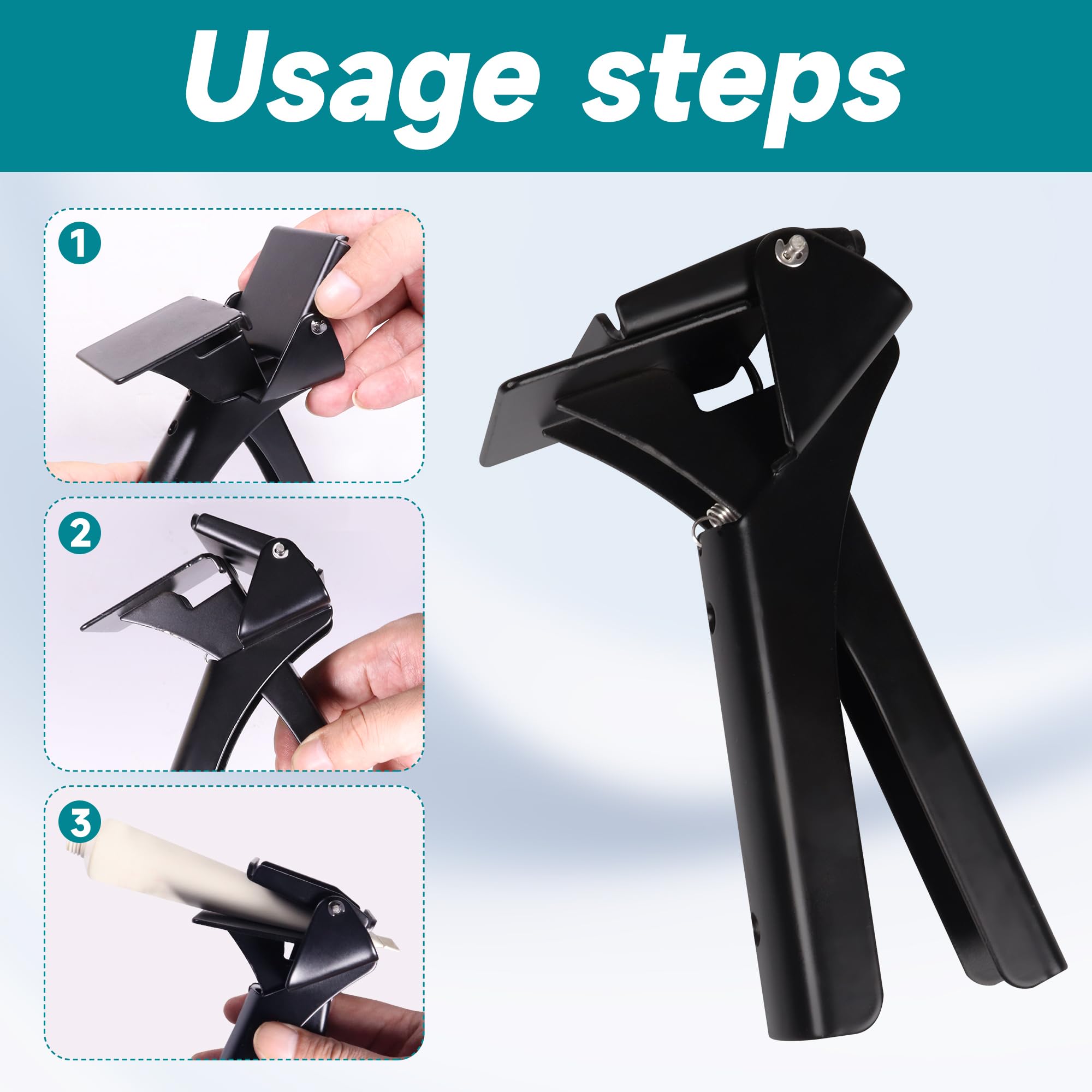 Premium Tube Extrusion Tool - Silicone & RTV Sealant Dispenser for Smooth, Even Application - Perfect for DIY Projects, Home Repairs, and Automotive Sealant Needs