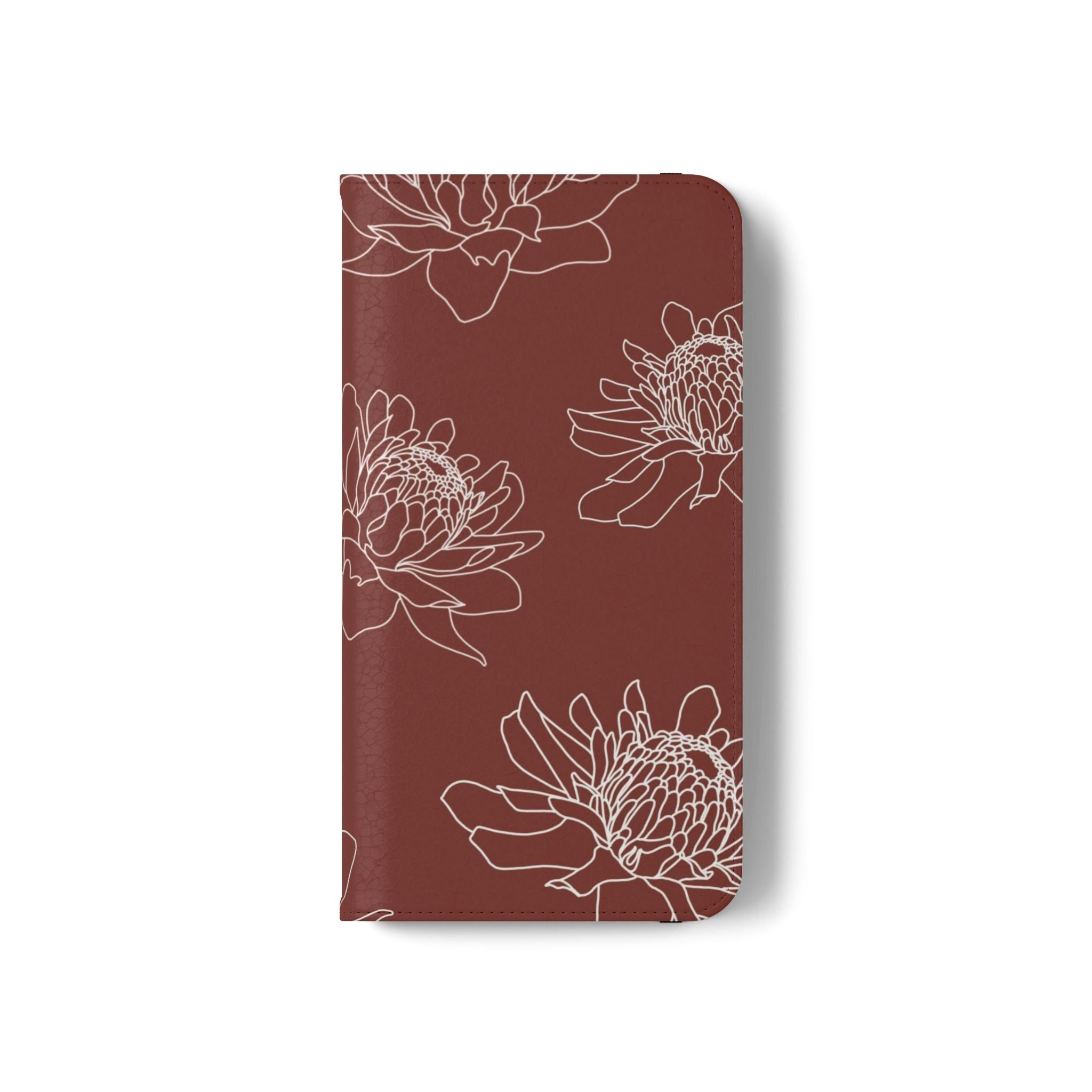 Torch Ginger Folio Case - Elegant & Durable Phone Cover for iPhone & Samsung - Perfect for Travel, Work & Everyday Use